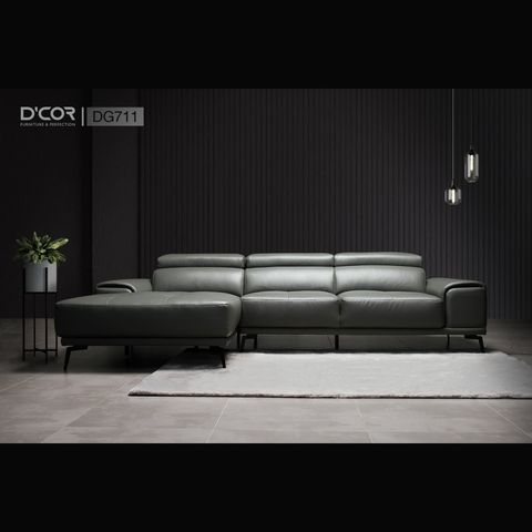  Sofa góc chữ L nhập khẩu Malaysia -  Mã: DG711 