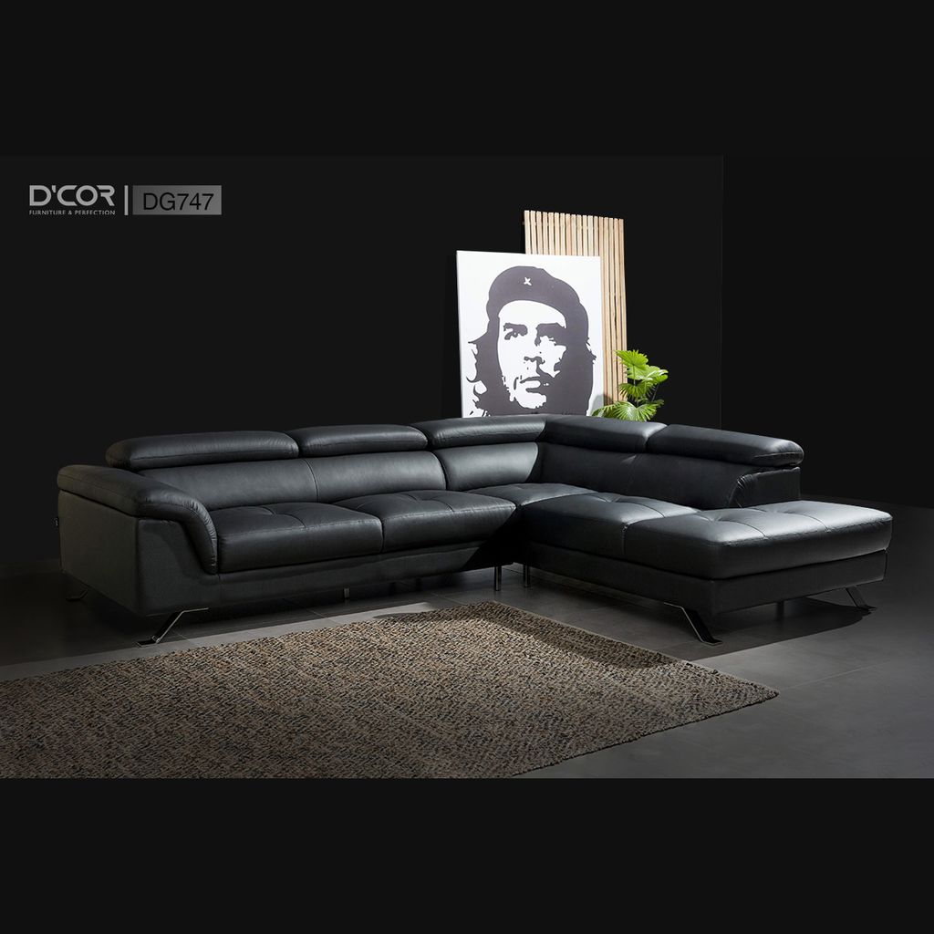 Thiết kế sofa quây hiện đại cho phòng khách - Mã: DG747