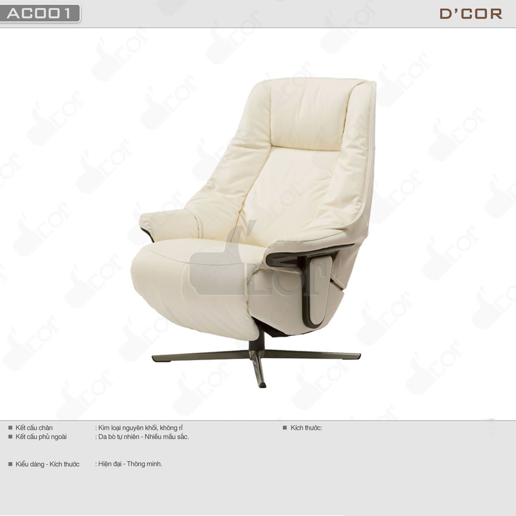 Ghế thư giãn nhập khẩu cao cấp - Mã: AC001