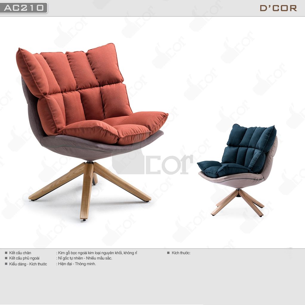 Cá tính với ghế bộ ghế được thiết kế đặc biệt - Mã: AC210