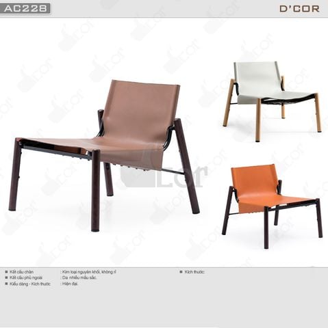  Ghế ngồi thiết kế đơn giản độc đáo - Mã: AC228 