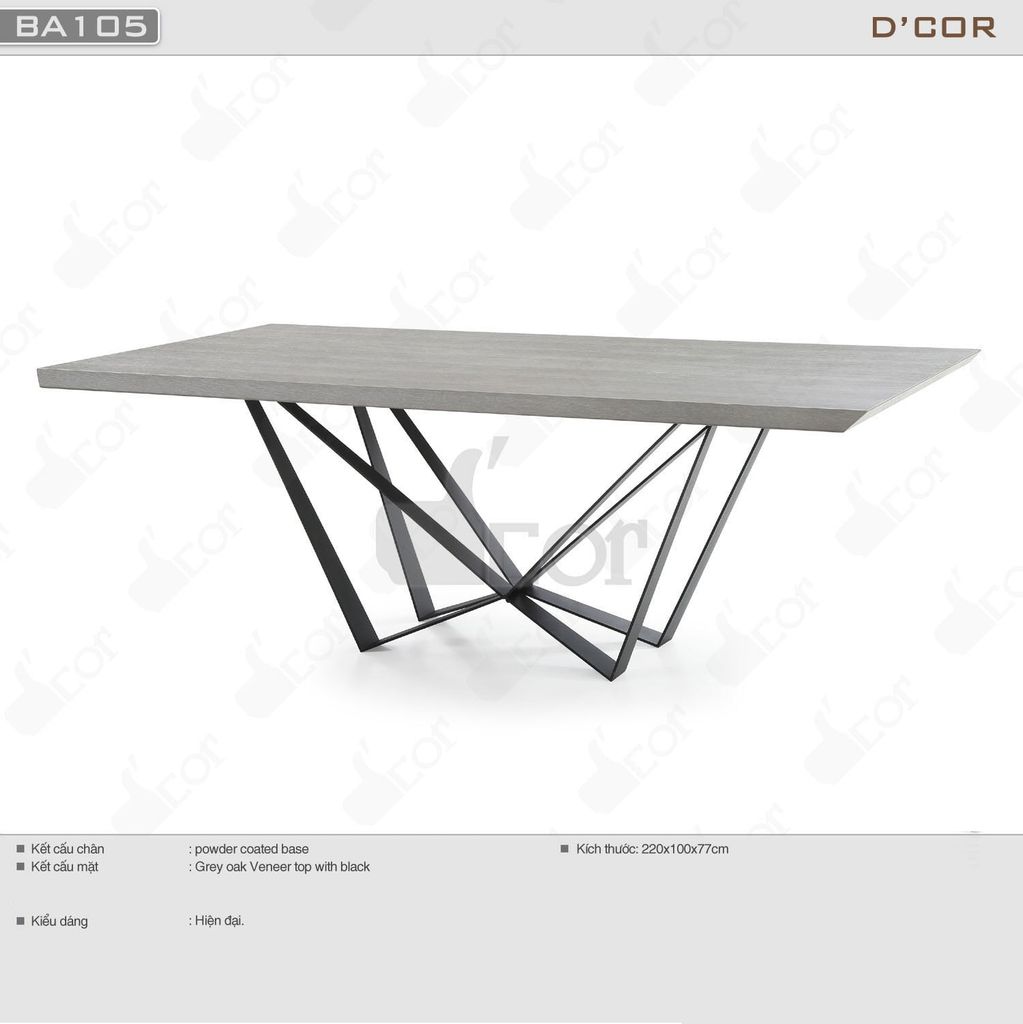 Bàn ăn thiết kế trẻ trung hiện đại - Mã: BA105
