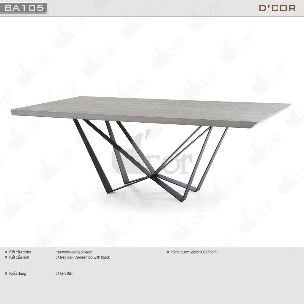 Bàn ăn thiết kế trẻ trung hiện đại - Mã: BA105