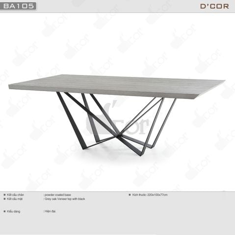  Bàn ăn thiết kế trẻ trung hiện đại - Mã: BA105 