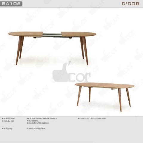  Bàn ăn thông minh tiện dụng -  Mã: BA106 