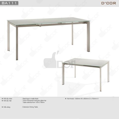  Bàn ăn thông minh dành cho không gian nhỏ - Mã: BA111 