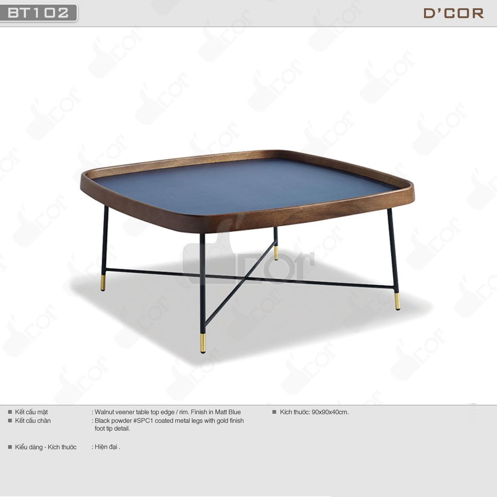 Phong cách trẻ trung với bàn trà nhập - Mã: BT102