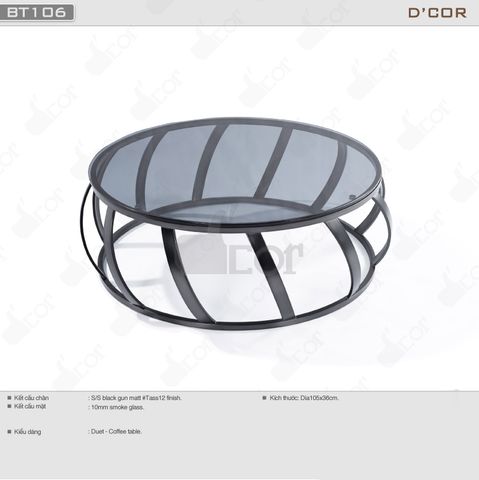  Ấn tượng với bàn trà tròn trong phòng khách - Mã: BT106 