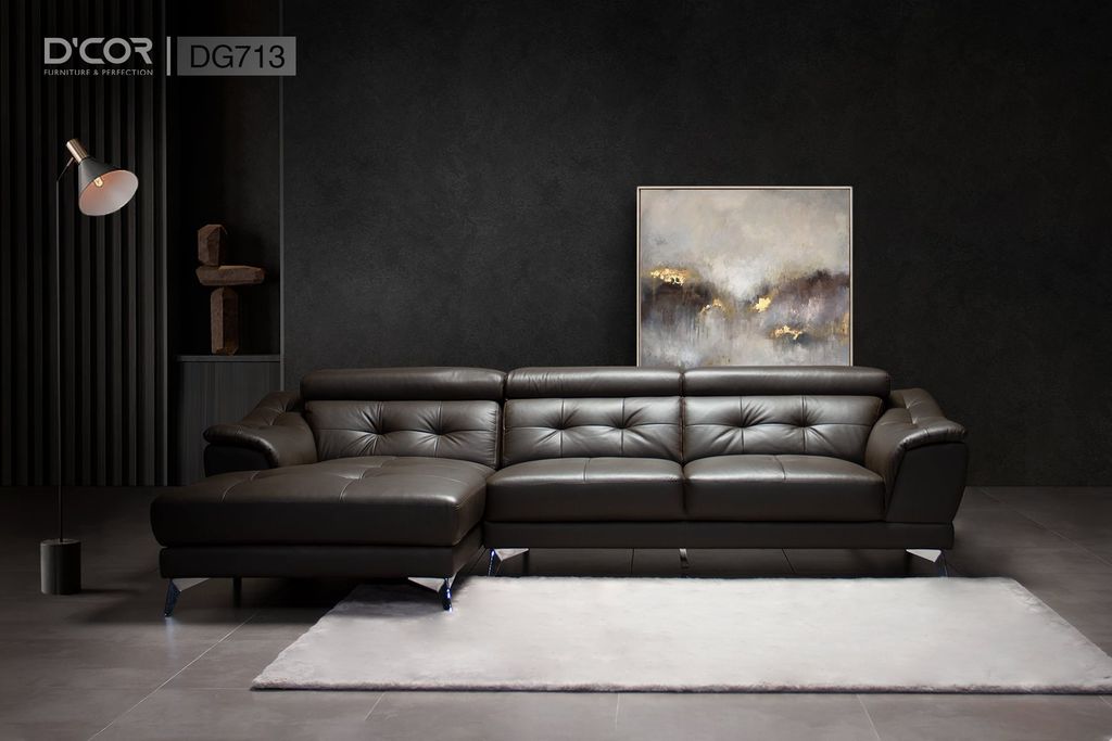 Nhẹ nhàng với thiết kế sofa da - Mã: DG713
