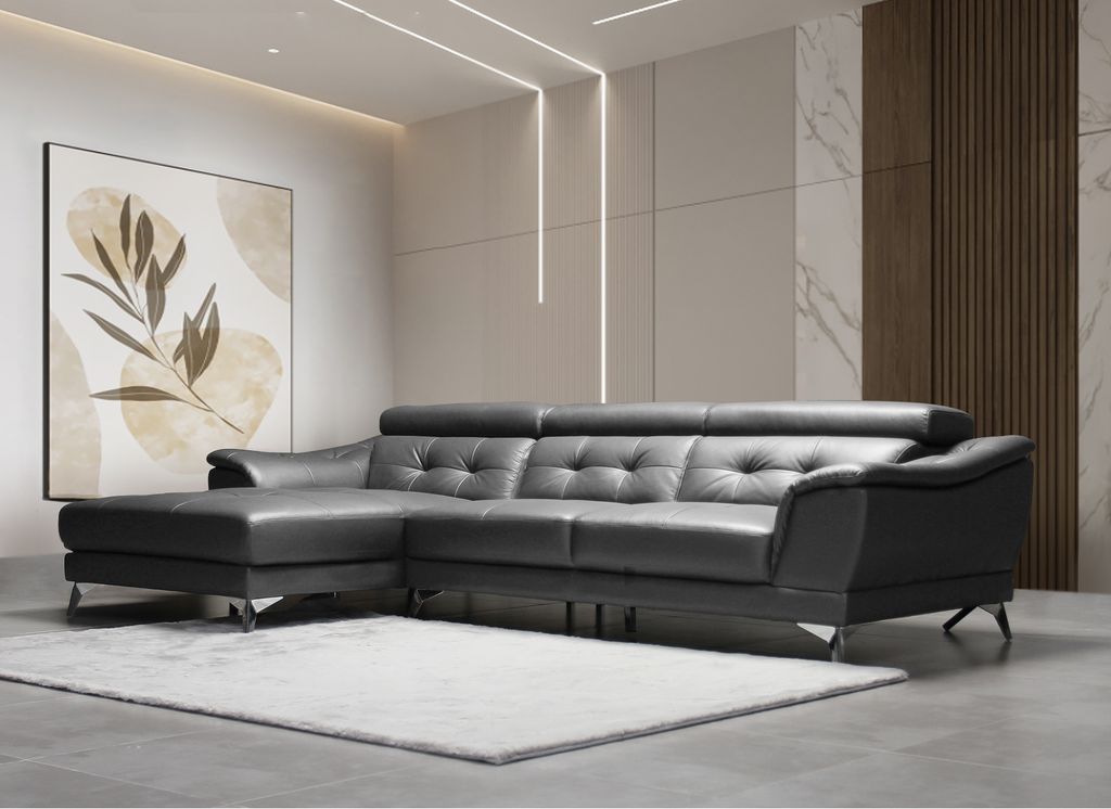 Nhẹ nhàng với thiết kế sofa da - Mã: DG713
