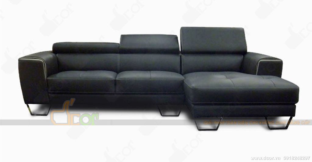 Thiết kế sofa da cho phòng khách hiện đại - Mã: DG715