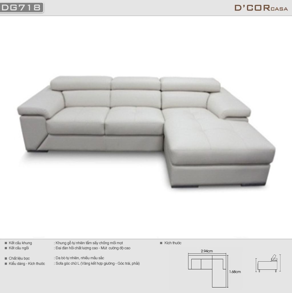 Thiết kế tinh tế sofa đơn giản tinh tế - Mã: DG718