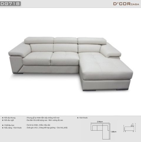  Thiết kế tinh tế sofa đơn giản tinh tế - Mã: DG718 