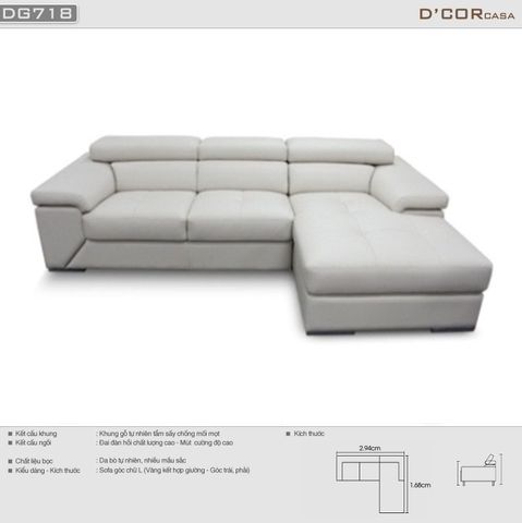  Thiết kế tinh tế sofa đơn giản tinh tế - Mã: DG718 