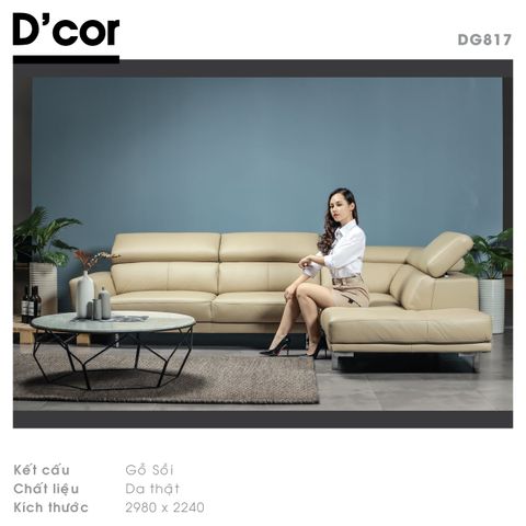  Nhẹ nhàng thể hiện đẳng cấp của sofa phong cách Ý - Mã: DG817 