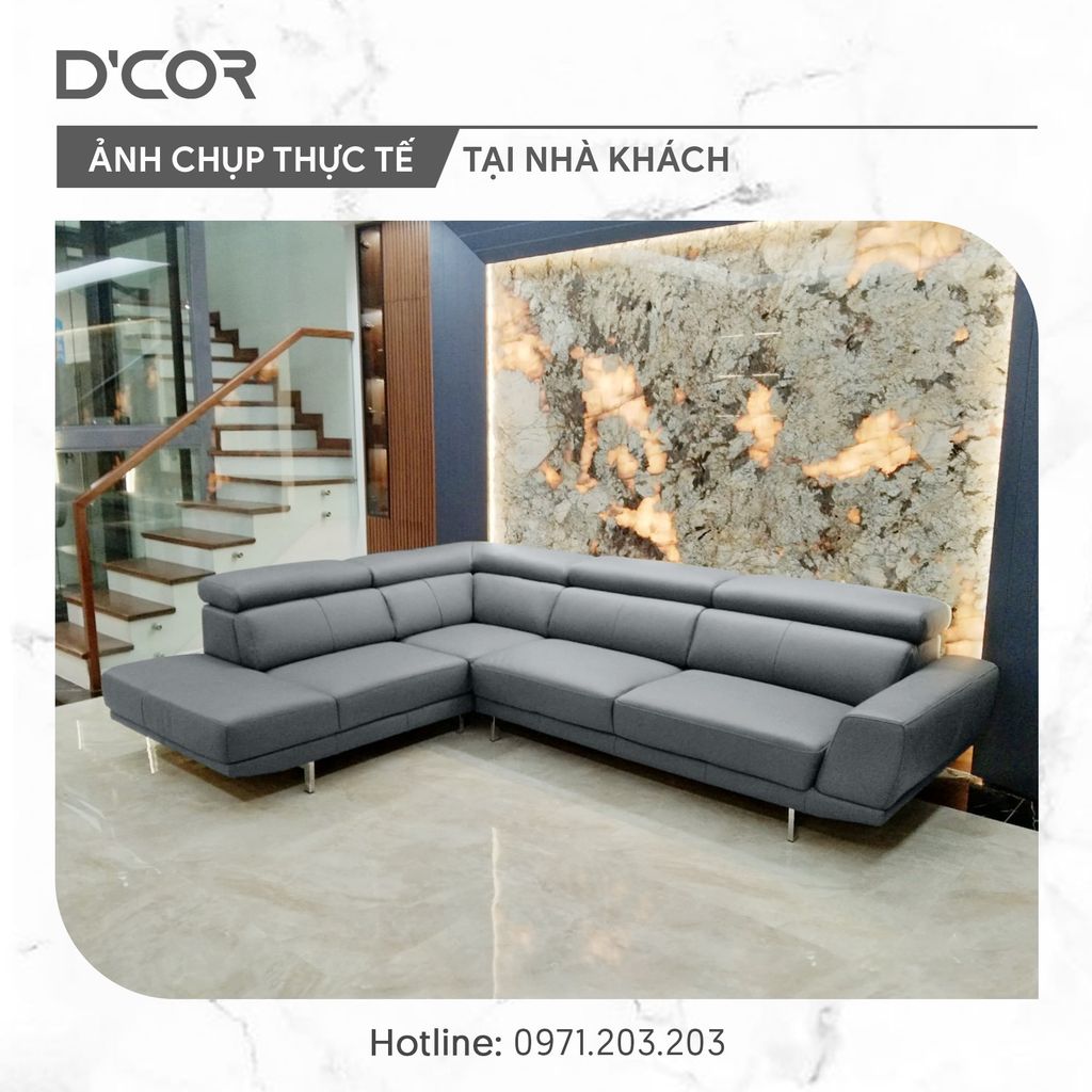 Nhẹ nhàng thể hiện đẳng cấp của sofa phong cách Ý - Mã: DG817
