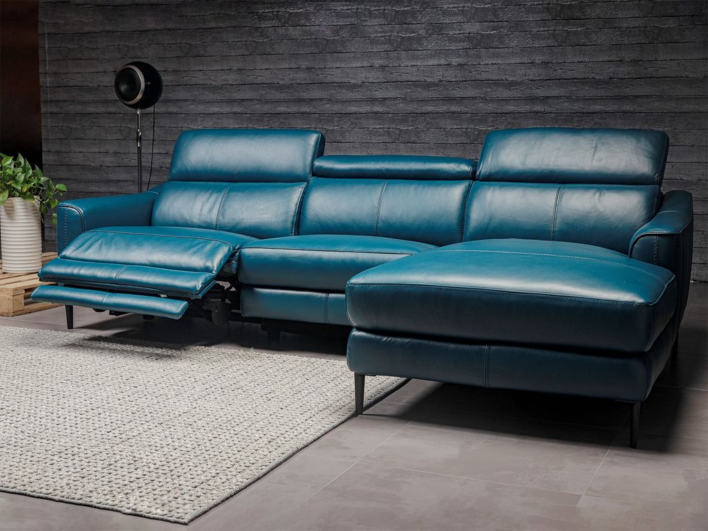 DG904 KUKA - Sofa góc da thật nhập khẩu
