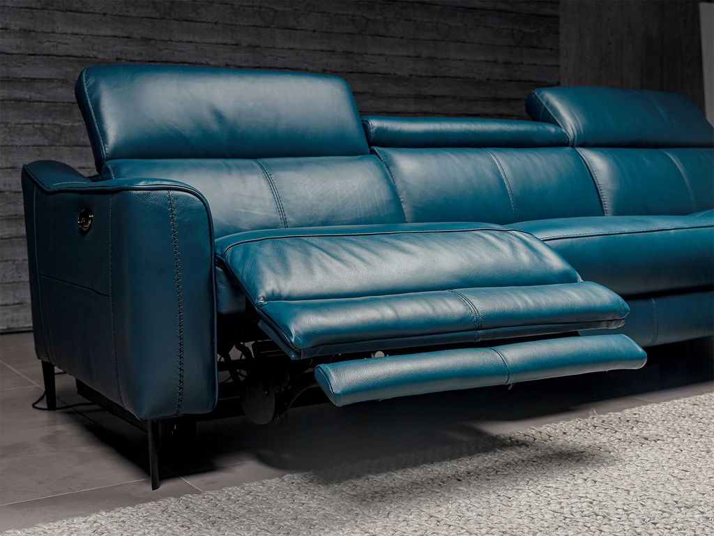 DG904 KUKA - Sofa góc da thật nhập khẩu