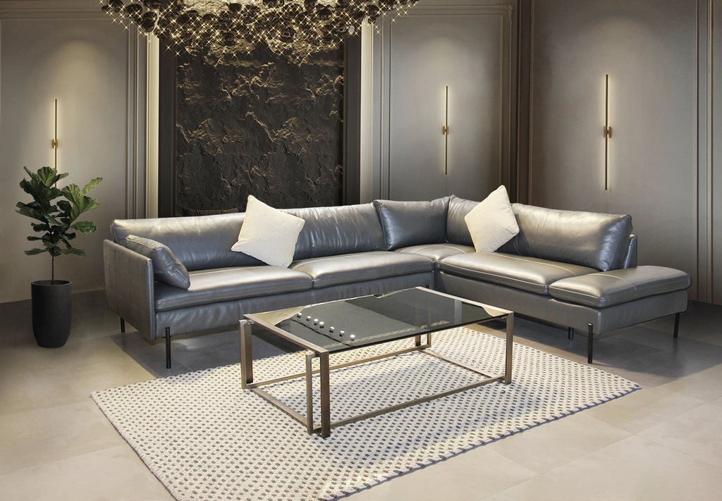 DG905 KUKA - Sofa da thật nhập khẩu