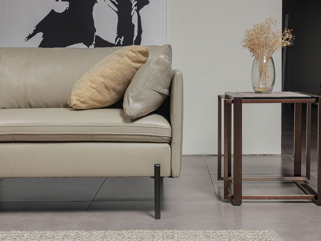 DG905 KUKA - Sofa da thật nhập khẩu