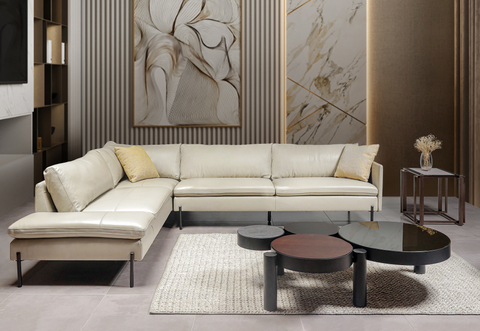  DG905 KUKA - Sofa da thật nhập khẩu 