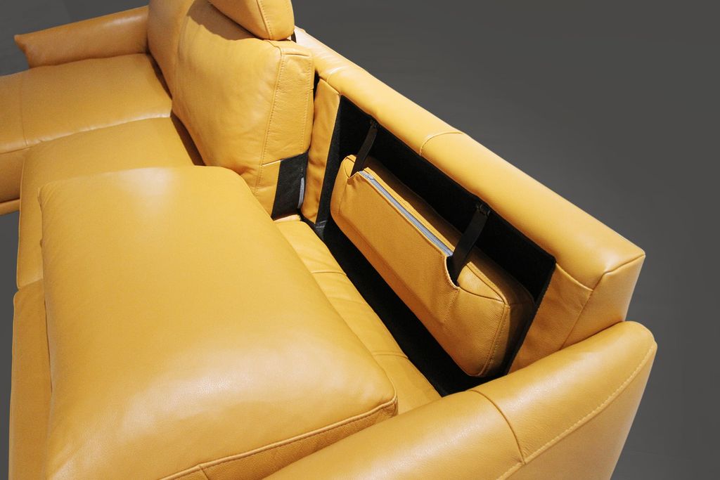 DG906 KUKA - Sofa da thật nhập khẩu