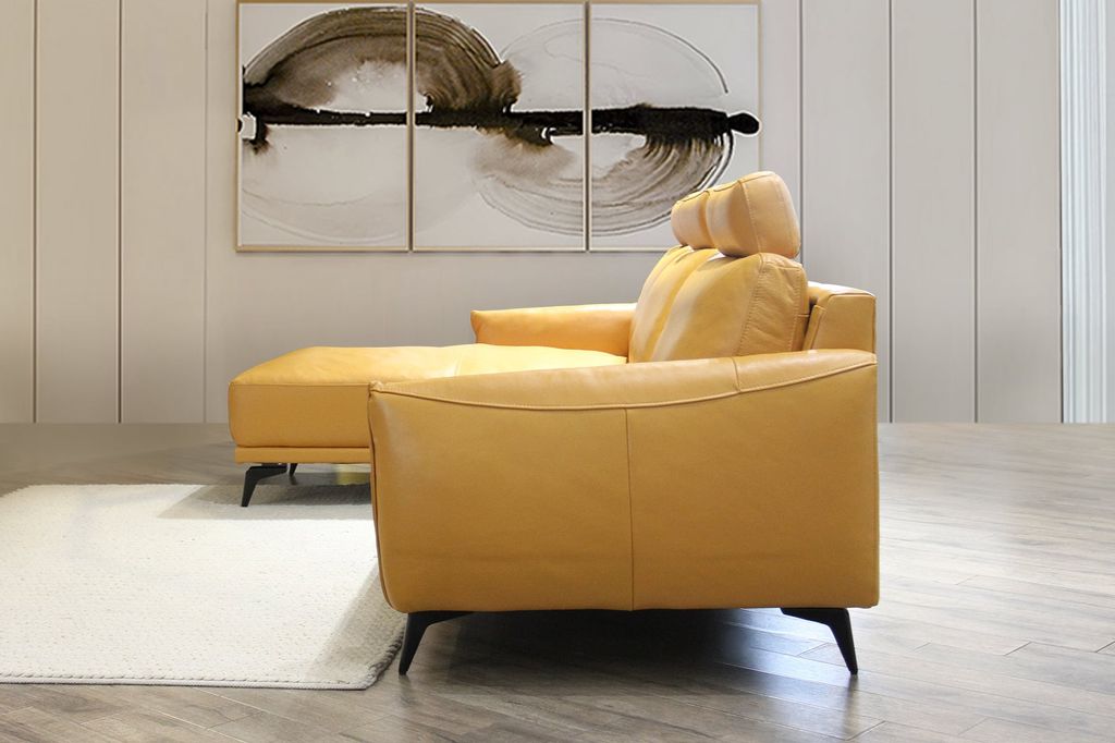 DG906 KUKA - Sofa da thật nhập khẩu