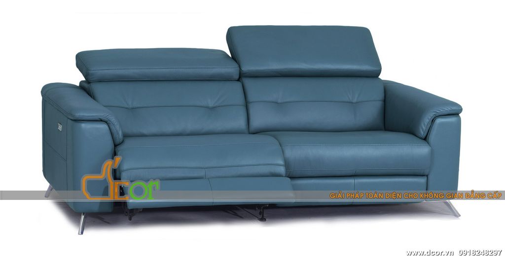 Hiện đại với bộ sofa da nhập khẩu Malaysia - Mã: DV812