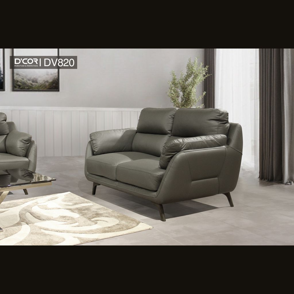 Phong cách Tây với sofa da nhập khẩu cao cấp – Mã: DV820