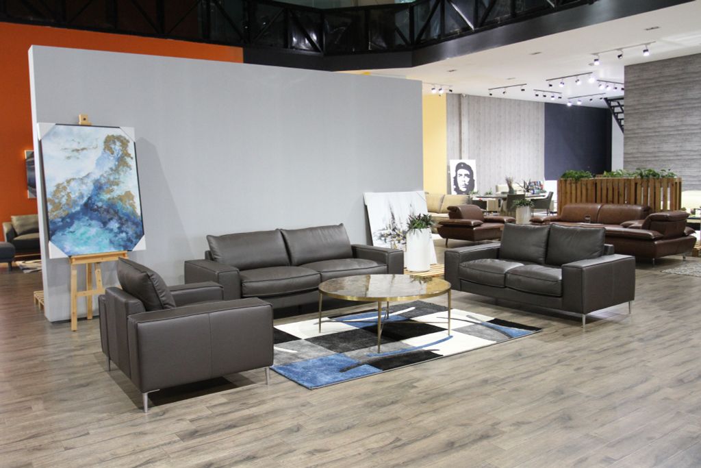 Khỏe khoắn trong thiết kế sofa da cao cấp – Mã: DV848