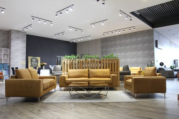  Khỏe khoắn trong thiết kế sofa da cao cấp – Mã: DV848 