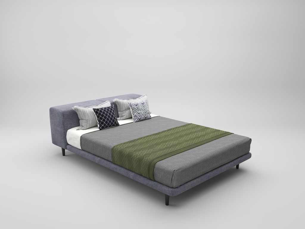 G06D - Giường nỉ, chân gỗ sồi nhập khẩu