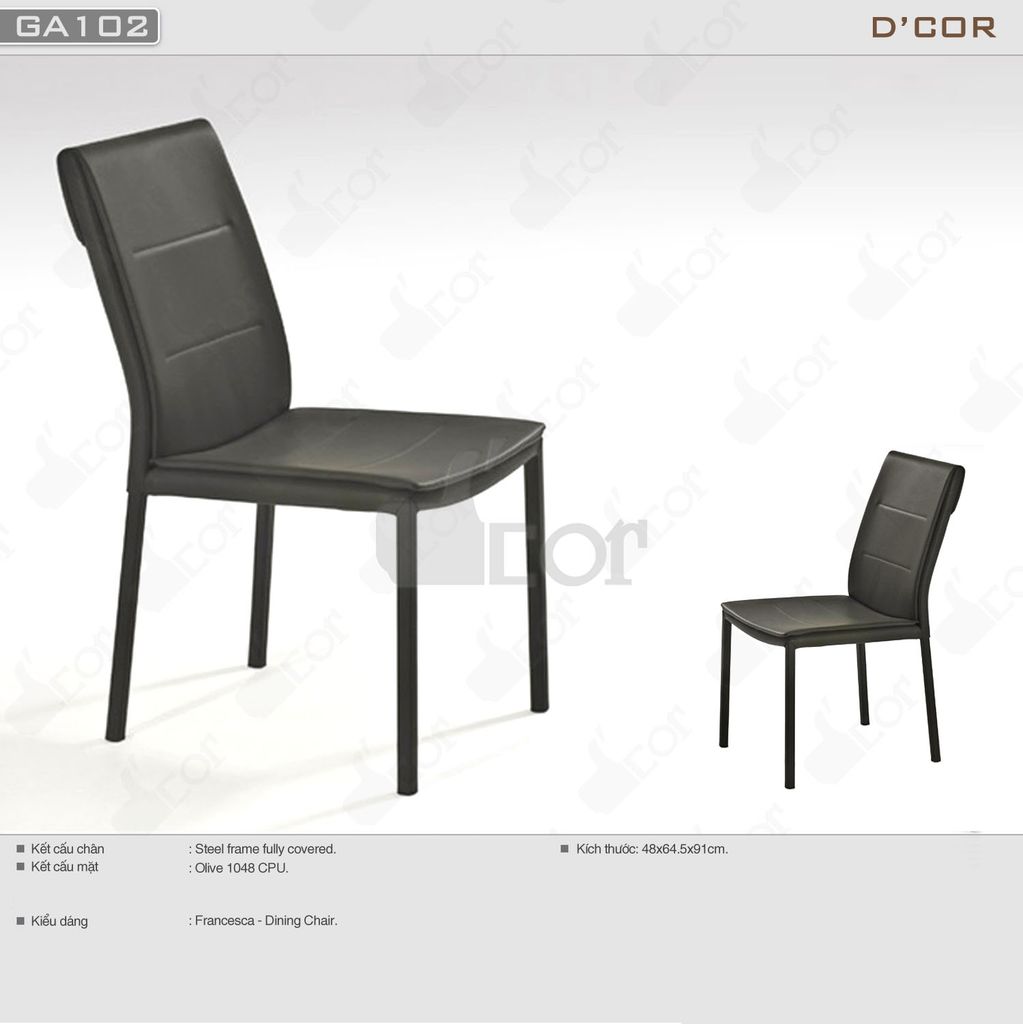 Ghế ăn thiết kế thanh lịch - Mã GA102