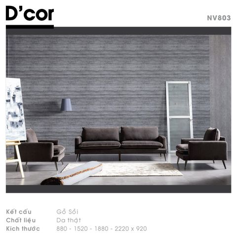  Cảm nhận sự mềm mại của sofa nỉ - Mã: NV803 