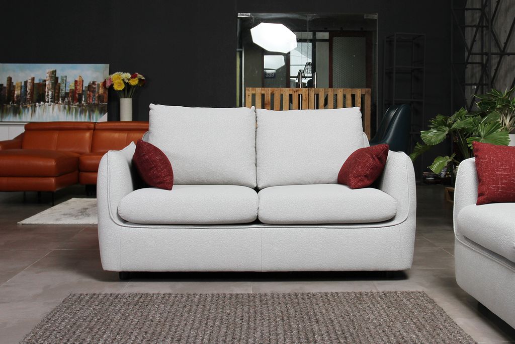 NV903 KUKA - Sofa nỉ gỗ sồi, nhập khẩu