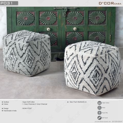  Đôn vải - Mã: P031. Noal Pouf 