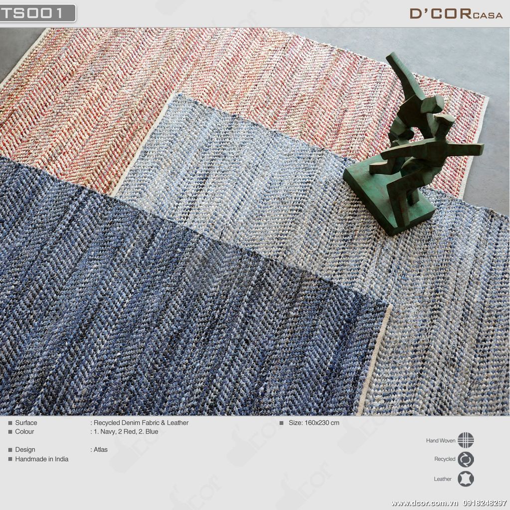 Thảm Ấn Độ - Mã: TS001. Atlas