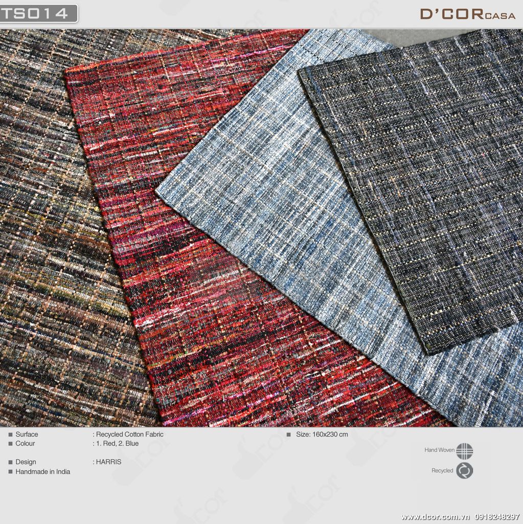 Thảm Ấn Độ - Mã: TS014. Harris