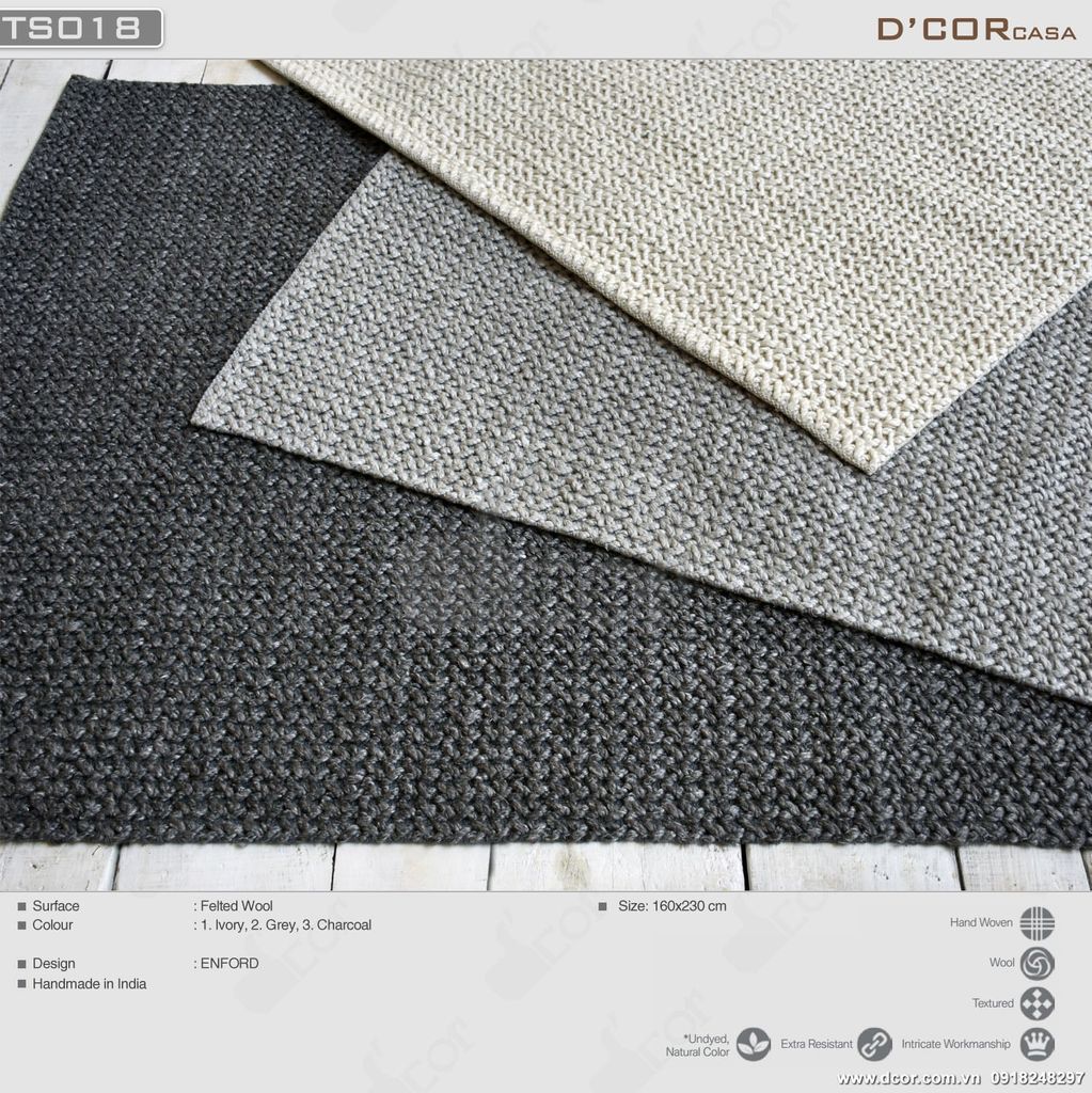 Thảm Ấn Độ - Mã: TS018. Enford