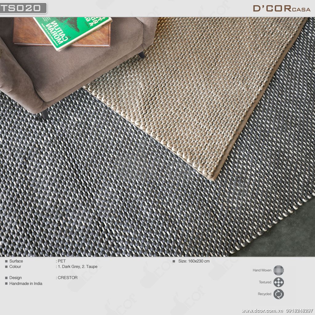 Thảm Ấn Độ - Mã: TS020. Crestor