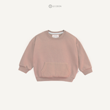  Sweater nỉ túi bông - Màu Hồng 