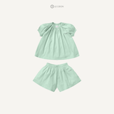  Bộ đồ tay bồng bé gái - Màu Xanh lá Misty Jade 