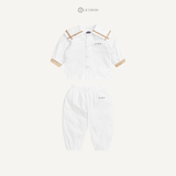  Bộ cúc bấm sailor dài - Màu Trắng 