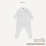  Bodysuit cổ bomber liền tất - Màu Trắng 
