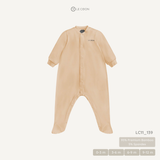  Bodysuit cổ bomber liền tất - Màu Be Biscotti 
