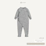  Bodysuit Liền Tất 2 Vạt - Màu Ghi nhạt 
