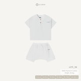  Bộ đồ chui cổ dáng thụng - Màu Trắng 