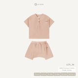 Bộ đồ chui cổ dáng thụng - Màu Hồng khói 