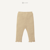  Quần legging cuốn bèo - Màu Be 