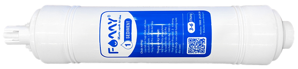 Combo 3 Lõi Lọc Nước Số 1-2-3 Famy Hàn Quốc - Sediment - PreCarbon - PostCarbon - Lõi Đúc